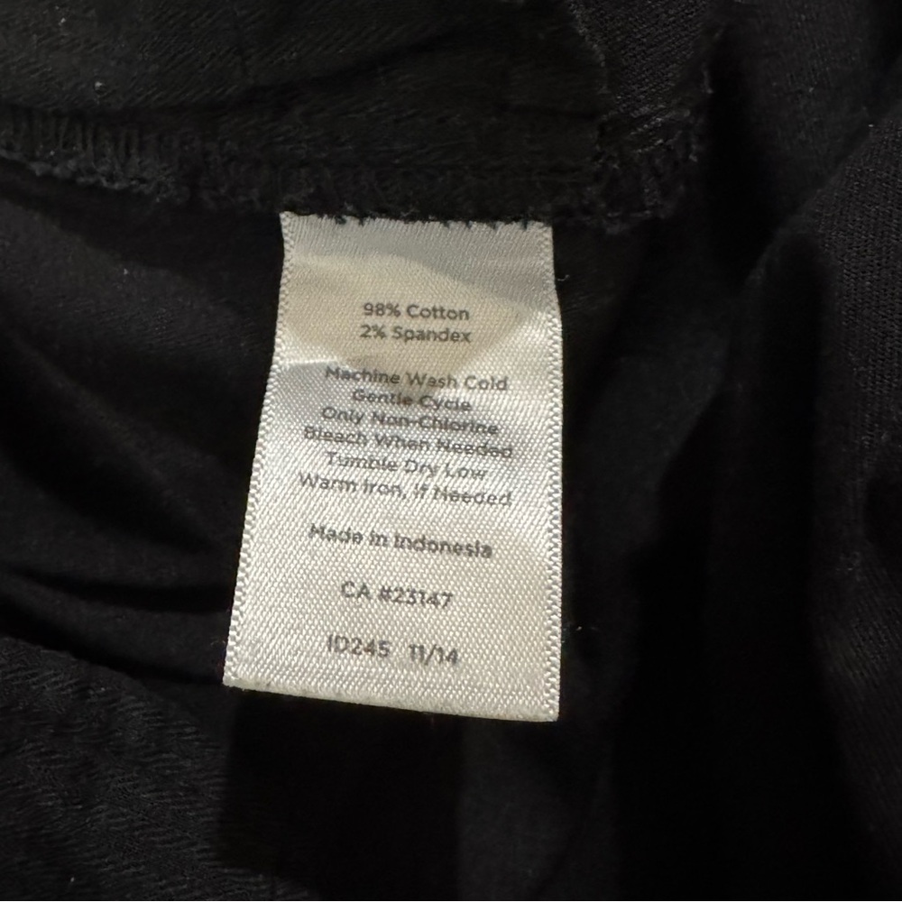 Talbots Black Perfect Crop Pants - 12 - Picture 4 of 5